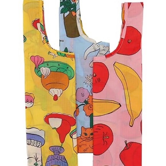 BAGGU set of 3 standard size totes in still life - Picture 5 of 5